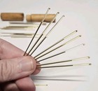 Antique Vintage Medical Sealed Glass Tube Needles 20 Pieces Rare