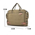 New Men s Vintage Canvas Messenger Bag Laptop Briefcase Satchel Travel Crossbody