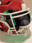 Mirror Clear Silver Speed Flex Schutt F7  Football Helmet Oculus Visor  clips
