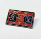 Vintage Bpoe Elks Lodge  1920 Barstow Ca Enameled Lapel Pin Salute Our Troops