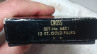 Cross Pen   Pencil Set 12kt Gf 6601 Writing Instruments In Box