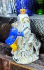 Antique 18th Century Edme Samson Figural Scent Bottle European Man With Goat