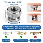 2 Pack Tuning Slide Stop Screws For Bach Stradivarius Trumpet