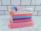 Silly Squishies Rainbow Cake Cutie - New In Box - See Pictures