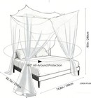 Mosquito Net White Bed Canopy Canopy Bed Curtains Bed Drapes For Single  