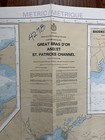 Vintage 1982 Great Bras St Patricks Nova Scotia Nautical Chart Map - 46   x 33   