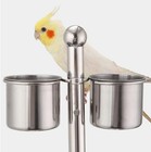 Adjustable Bird Perch Parrots Bird Playground Birdcage Bird Stand Rack