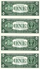 1957b  1 6-note Sequential Star Note  Silver Certificates Fr 1621 Unc Condition 