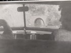  Looking From Backseat Throw Window In Car Photo Antique Black And White Photo 