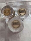 3-vintage Red Cross 5 Year Service Award Coin In Lucite Holder  No Reserve