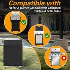 Bbq Grill Waterproof 2 Burner Gas Grill 420d Cover For 32  W X 24  D X 43  H