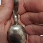 Webster   Co Sterling Silver   925  Baby Feeding  Spoon Man In The Moon