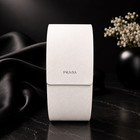 New Prada Case White Sunglasses Eyeglasses Hard Box Authentic Eyeglass Magnetic