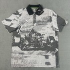 Puma X Mercedes Amg Petronas F1 Racing Team Jacquard Polo Shirt Men   s Medium Nwt