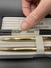 Parker Classic Set 10k Gold Ballpoint Pen   0 5m Pencil In Original Box Usa
