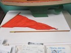 Large Old Vintage Wood Model Pond Boat Sailboat 32 5 8 Inches Long