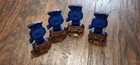 4 Pcs Universal Blue Service Glad Hand Aluminum