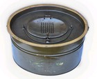 Rare Antique Falls City Tin 10 Qt Floating Fishing Minnow Bait Bucket 