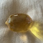 Check Out This Lemon Fruit Yellow Crystal Glass Figurine