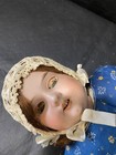 Antique German Armand Marseille Doll  370 Bisque W  Leather Body - Needs Work