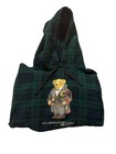 Ralph Lauren Top Large Polo Bear Hoodie Check Women Limited Edition Vhtf Rar