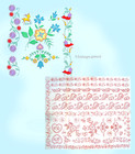 1950s Vintage Vogart Embroidery Transfer 132  Uncut Clothing Hats Purse Motifs