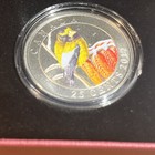 2012 25-cents Silver Canada Evening Grossbeak