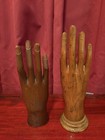 1890   s French Wood Hand Model Displays Steampunk Fashion Glove Mannequins