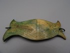 Chinese Eastern Zhou  770-221 Bc  Nice Carved Pendant  2 Fish   rare   W531
