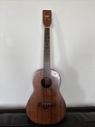 Vintage  1950s Harmony Chicago Usa Curved Back Baritone Ukulele In Hard Case