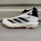 Adidas Adizero Impact  Tpu White Core Black Baseball Cleats If8494 Men Size 8 5