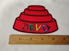 Devo Dome Hat Logo 4 5 X 3 5 Inch Iron On Patch