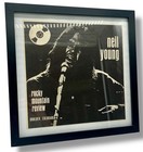 Vtg Neil Young Framed Picture Photo 13    Rocky Mountain Review Boulder Co Rare