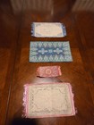 Vtg  1900-1910  rug  Felt Flags Lot  4 - American Tobacco Co - Various Patterns
