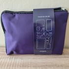 New Mint Condition Tumi For Delta Purple Amenity Kit Airplane Travel Comfort