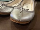 Rare Repetto Camille Silver Leather Flats 36 5  us 6 5  Euc