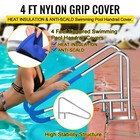 Pool Handrail Swimming 55   X 32   Pool Stair Rail Stainless Steel Pool Railing