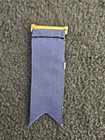 Vtg Demolay 10k Lgb F  S  Land Blue Ribbon Jewel Pin W  Seed Pearls   Ruby