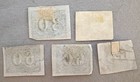 Brazil 23-24   1850 Numeral Imperf Stamps   Used   One 23 On Thick Paper