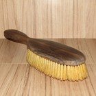 Vintage Wood Grain Hair Brush 10  Paddle Dressing Table Vanity Yellow Bristles