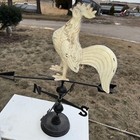 Vintage Weather Vein Antique Cast-iron Rooster Chicken Cock Farm Weathervane