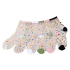 6 Pairs Silky Thin Middle Tube Socks Soft   Breathable Spring summer Silky