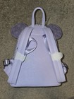 New        Disney Parks 2025 Mickey Minnie Opalescent Lavender Sequin Mini Backpack