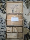 Tintype Civil War Soldier And Personal Wood Box 
