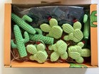 Vintage Nib Primal Lite String Lights Prickly Pair Pear Saguaro Sue Scott 1993