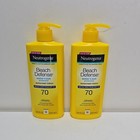 2-neutrogena Beach D Sunscreen Spf 70 Lotion 8 5 Oz Each Exp 11 2024value Size