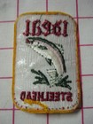 Vintage Ideal Outdoors Steelhead Trout Fish Fishing Patch Emblem 3  X 2  New