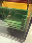Authentic 3 5    Apple Diskette Storage Box In Rainbow Logo Colors Rare And Htf   