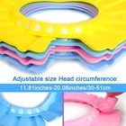 Ewin r  4pcs Soft Adjustable Baby Kids Children Shampoo Bath Bathing Shower Cap