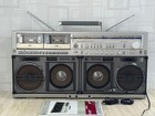 Sharp Gf-919 Vintage Boombox Ghetto Blaster Double Cassette Japan Tested Working